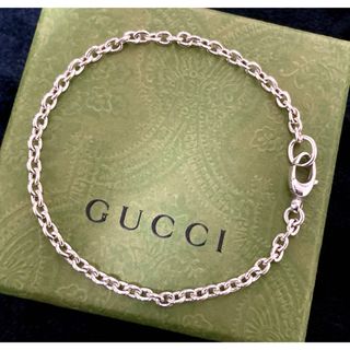 グッチ(Gucci)のご機嫌大ちゃん様 専用‼︎正規品 グッチ チェーンリンクブレスレット(22cm)(ブレスレット)