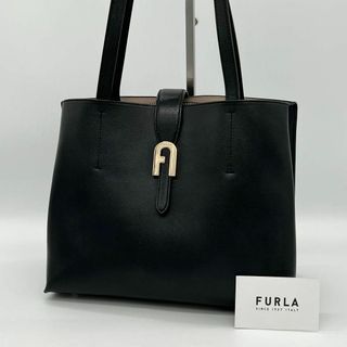 フルラ(Furla)の✨極美品✨FURLA SOFIA ハンドバッグ トートバッグ ブラック(ハンドバッグ)