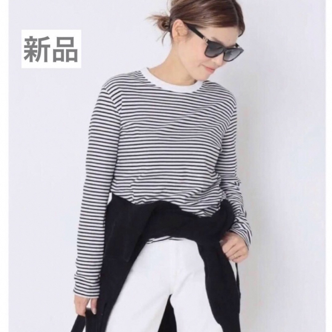 DEUXIEME CLASSE(ドゥーズィエムクラス)のDeuxieme Classe COCO Stripe Tシャツ No5 レディースのトップス(Tシャツ(長袖/七分))の商品写真