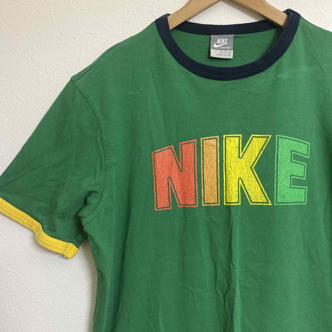 NIKE(ナイキ)のナイキ　NIKE リンガーネック　Tシャツ  XLサイズ メンズのトップス(Tシャツ/カットソー(半袖/袖なし))の商品写真