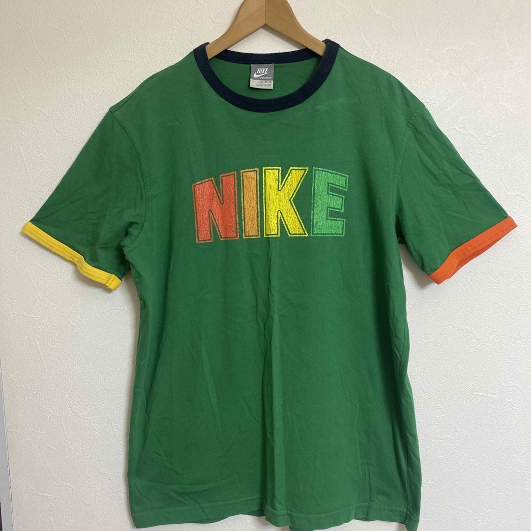 NIKE(ナイキ)のナイキ　NIKE リンガーネック　Tシャツ  XLサイズ メンズのトップス(Tシャツ/カットソー(半袖/袖なし))の商品写真