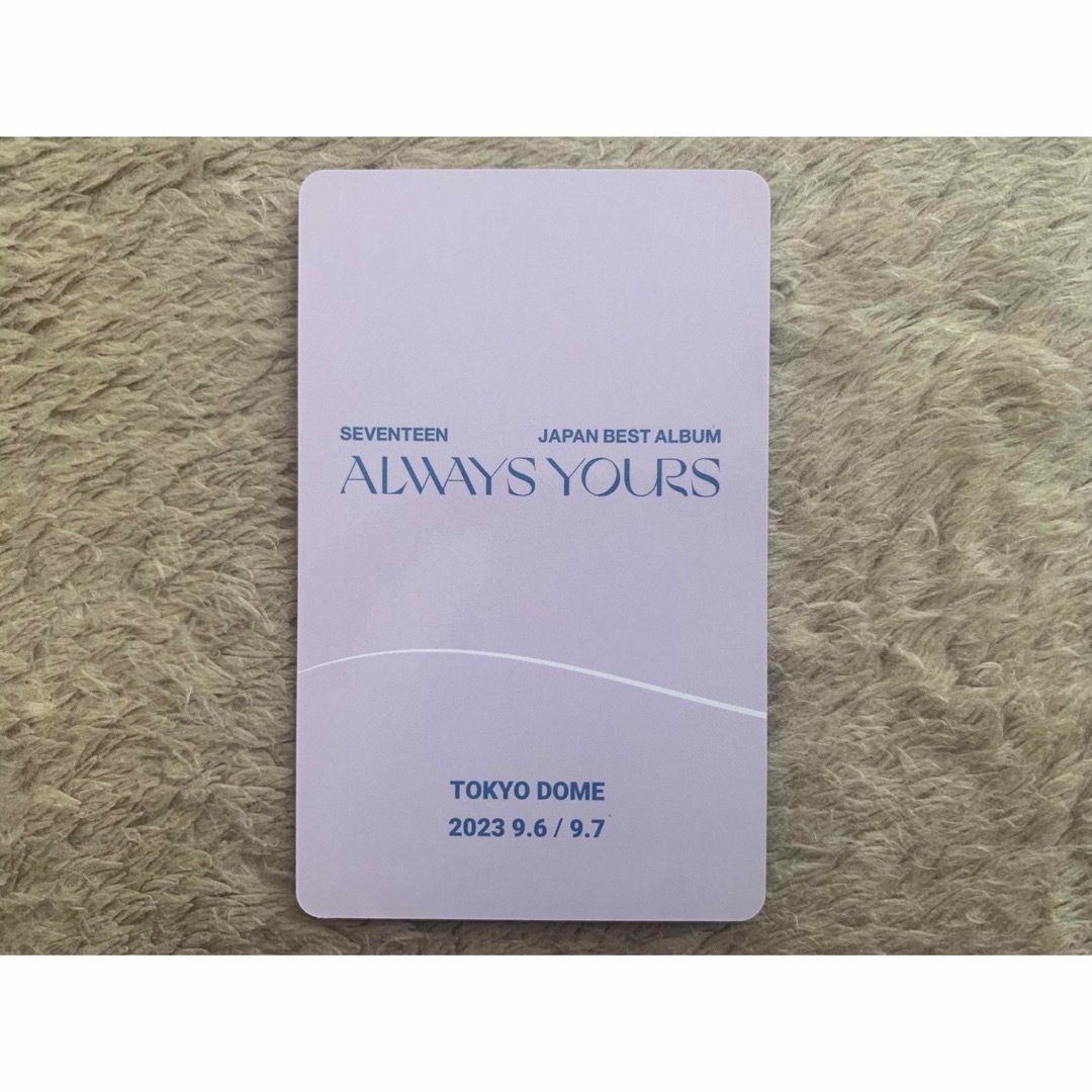 SEVENTEEN - SEVENTEEN トレカ ALWAYS YOURS 東京会場限定 ジョシュア SEVENTEEN - SEVENTEEN トレカ ALWAYS YOURS 東京会場限定 ジョシュア
