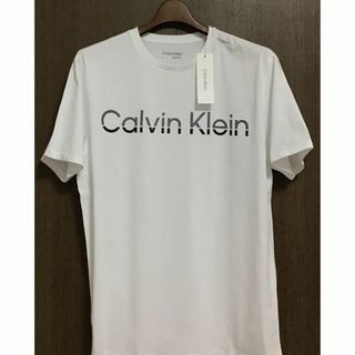 新品　Calvin Klein メンズ ハイブリッドロゴ　デザイン　Tシャツ