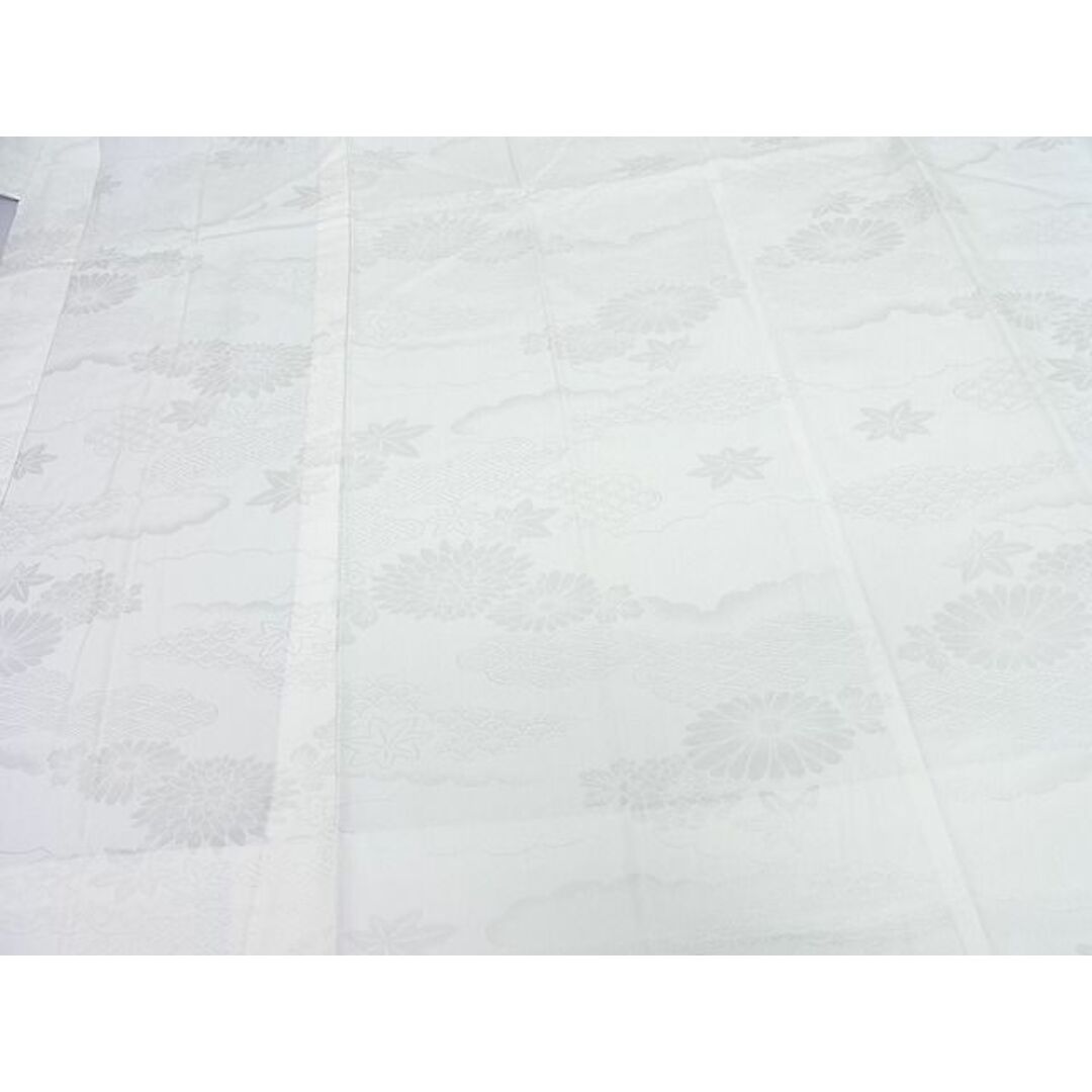 平和屋2■上質な長襦袢　袷　花籬地紋　逸品　DAAA7329sf レディースの水着/浴衣(着物)の商品写真