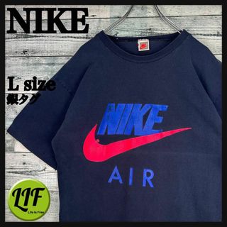 ナイキ(NIKE)のナイキ 銀ダグ 90s プリントロゴ 半袖 Tシャツ L(Tシャツ/カットソー(半袖/袖なし))