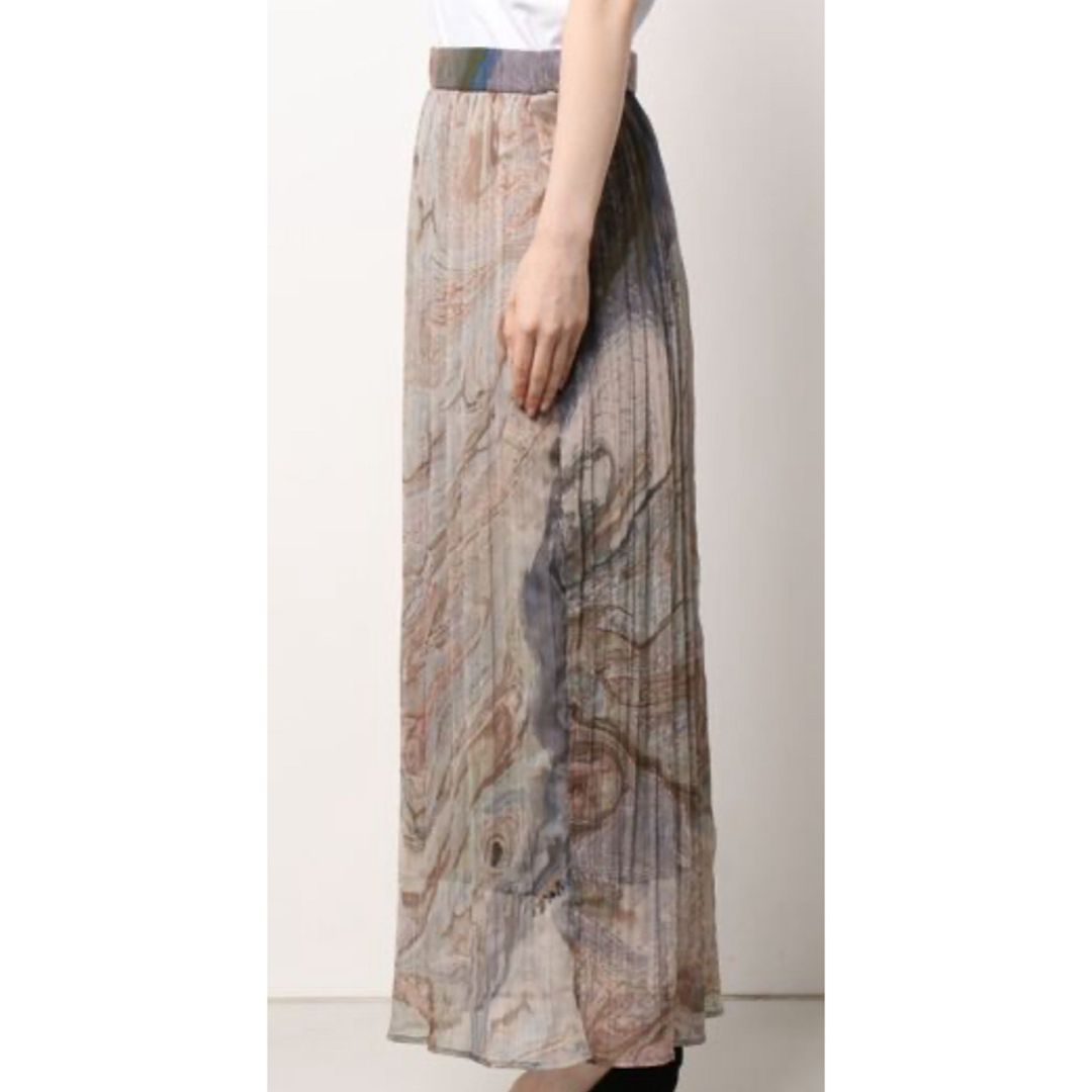 Ameri VINTAGE(アメリヴィンテージ)のMEDI ERIN WRINKLE SKIRT プリーツスカート　AMERI レディースのスカート(ロングスカート)の商品写真