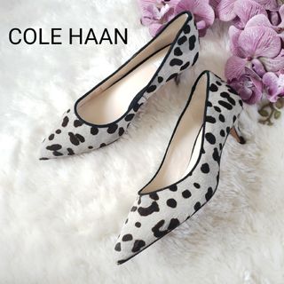 Cole Haan - COLE HAAN ハラコ レオパード柄 ヒョウ柄パンプス 6B