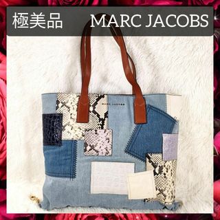 マークジェイコブス(MARC JACOBS)の極美品 マークジェイコブス トートバッグ ショルダーバッグ パッチワーク(トートバッグ)