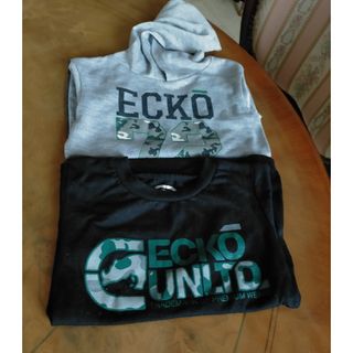 エコーアンリミテッド(ECKO UNLTD)のエコーアンリミテッド（キッズ）①パーカー②Tシャツ/80cm/used/2点(その他)