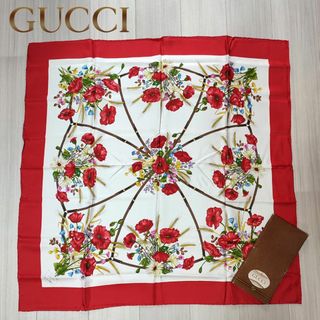 グッチ(Gucci)の【未使用】 GUCCI グッチ 大判 スカーフ シルク(絹)100%(バンダナ/スカーフ)