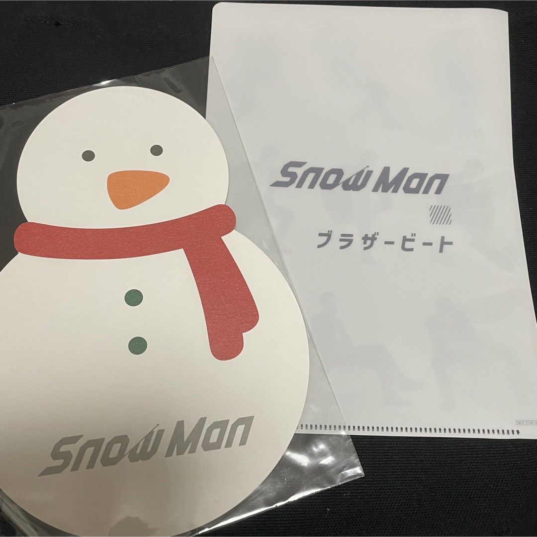 Snow Man(スノーマン)のsnowman クリアファイル クリスマスカード エンタメ/ホビーのタレントグッズ(アイドルグッズ)の商品写真