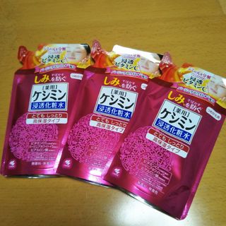 コバヤシセイヤク(小林製薬)のケシミン浸透化粧水 とてもしっとり高保湿タイプつめかえ用140ml✖３個　新品(化粧水/ローション)