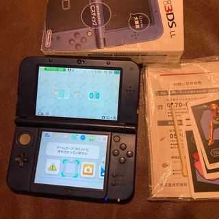 ニンテンドー3DS(ニンテンドー3DS)のNewニンテンドー3DS LL メタリックブルーほぼ完品(携帯用ゲーム機本体)