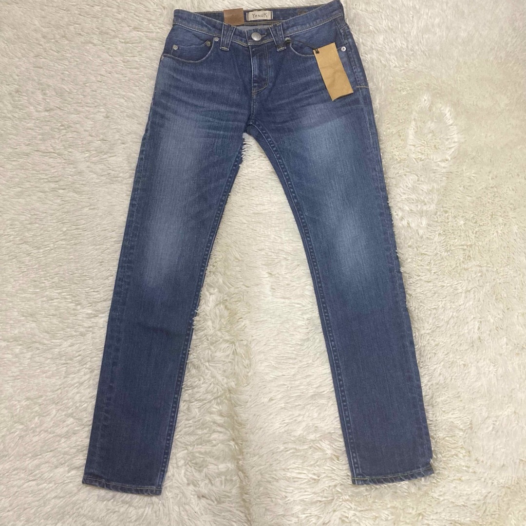 YANUK(ヤヌーク)の未使用　ヤヌーク　boys slim kay permanent blue 23 レディースのパンツ(デニム/ジーンズ)の商品写真