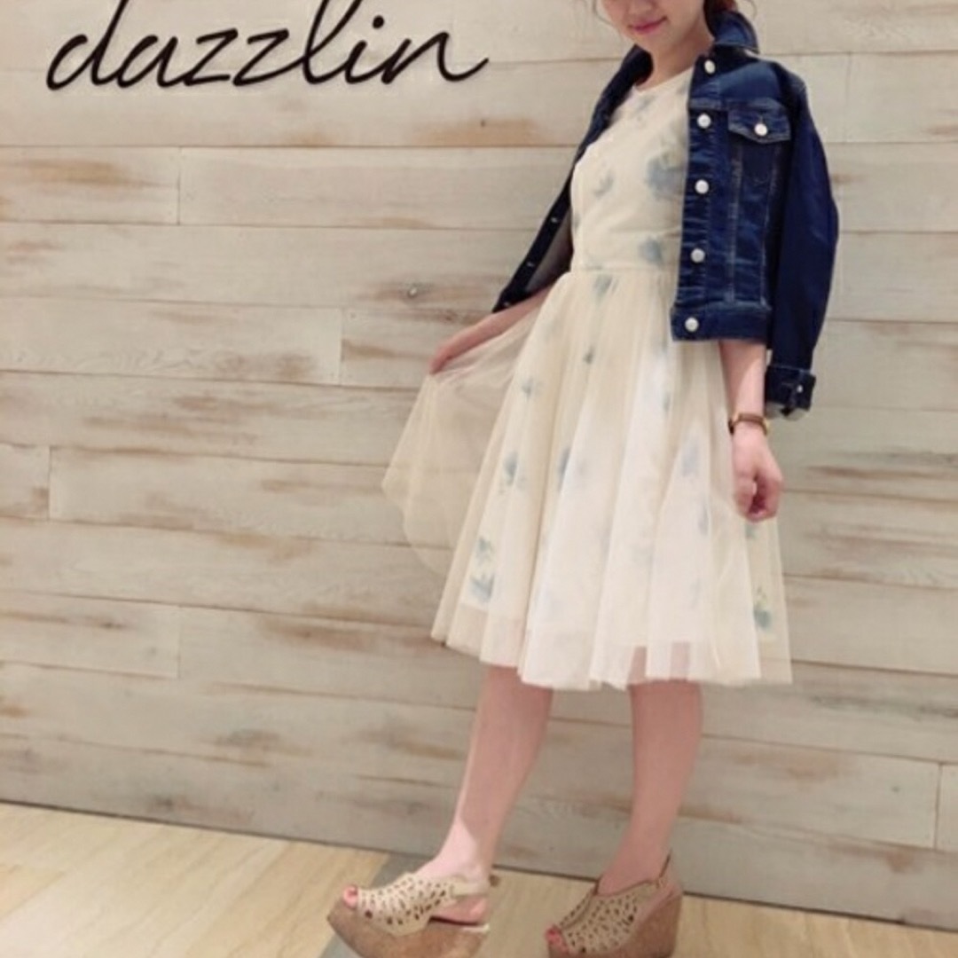 dazzlin(ダズリン)のdazzlin オーバーチュールフラワーワンピース レディースのワンピース(ひざ丈ワンピース)の商品写真