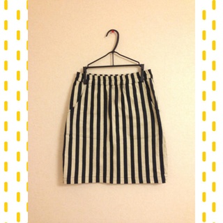 ドットアンドストライプスチャイルドウーマン(Dot&Stripes CHILDWOMAN)のストライプタイトスカート(ひざ丈スカート)
