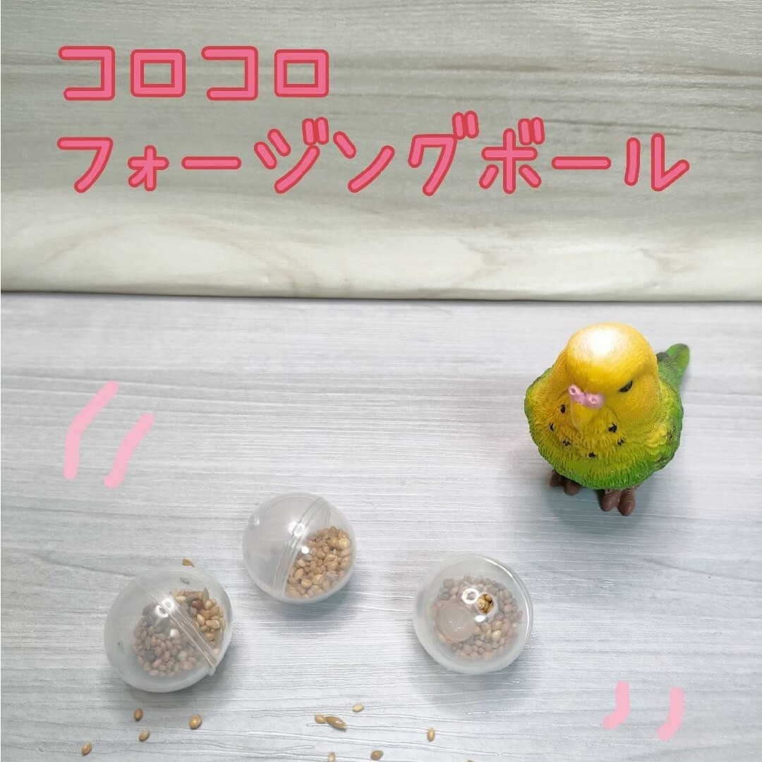 コロコロフォージングボール♡　インコ　おもちゃ その他のペット用品(鳥)の商品写真