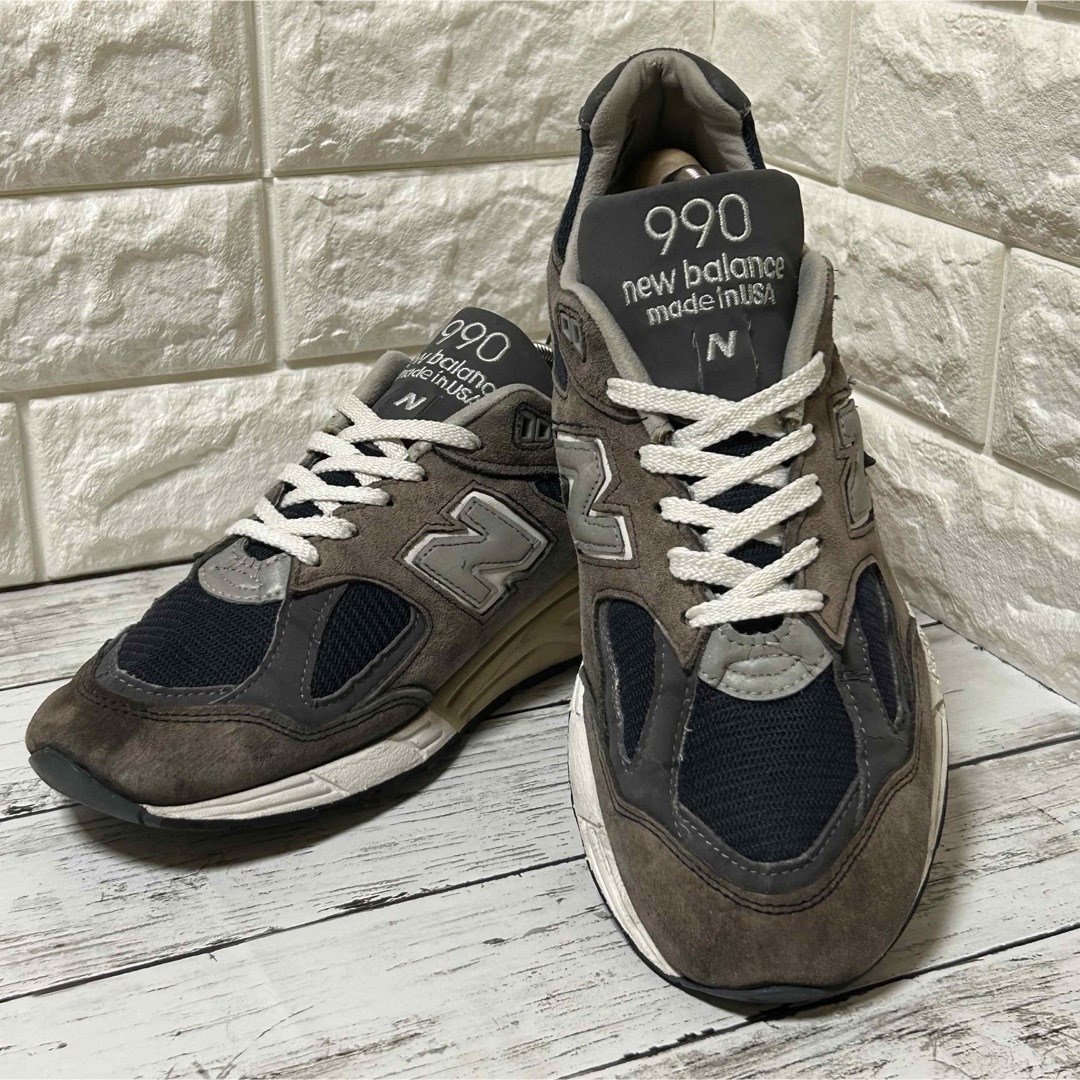 USA製 New Balance M990NV2 27cm ネイビー USA製 New Balance M990NV2 27cm ネイビー