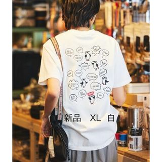 【新品】XL ホワイト　白　チャムス　ブービー　Tシャツ