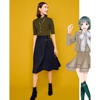 フォクシー(FOXEY)のFOXEY☆“LAFAYETTE SKIRT"花より男子コラボ　38 Rene(ひざ丈スカート)