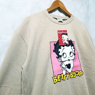 新品　BettyBoop　トレーナー　裏起毛　（ベティブープ）ベティちゃん(トレーナー/スウェット)