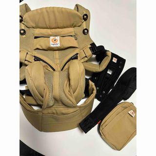 エルゴベビー(Ergobaby)の極美品！！エルゴオムニ360ベージュ(抱っこひも/おんぶひも)