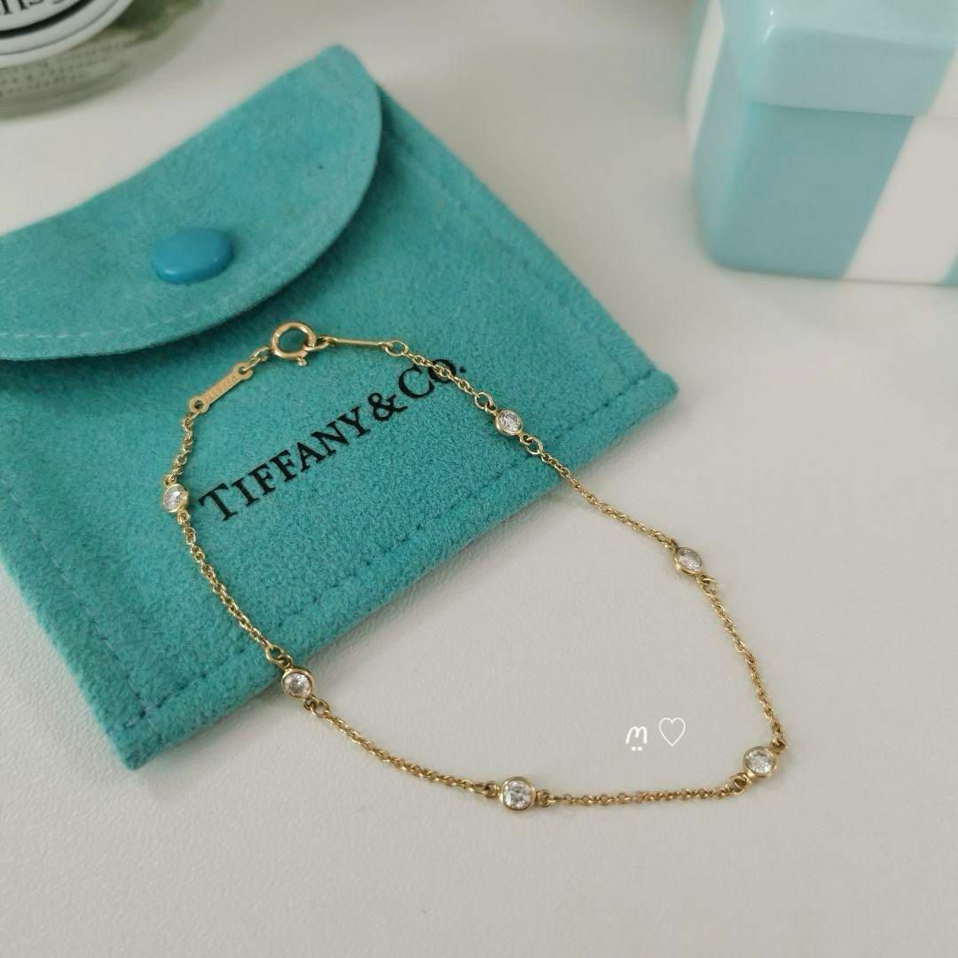 Tiffany & Co.(ティファニー)のティファニー　6Pダイヤモンドバイザヤードブレスレット　Ꮶ18ゴールド0.3ct レディースのアクセサリー(ブレスレット/バングル)の商品写真