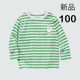 ユニクロ(UNIQLO)の【新品】ユニクロ　長袖　クルーネックT おばけのてんぷら　100 せなけいこ(Tシャツ/カットソー)