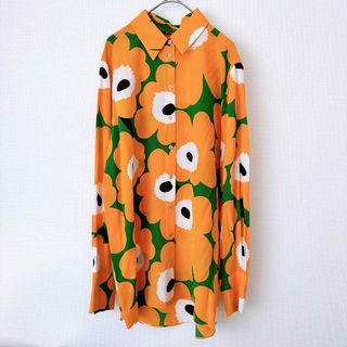 マリメッコ(marimekko)の新品未使用　レア　marimekko マリメッコ  ウニッコ　シルク　シャツ(シャツ/ブラウス(長袖/七分))