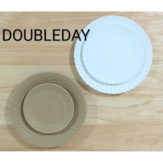 DOUBLEDAY　大皿2枚　小皿2枚(食器)