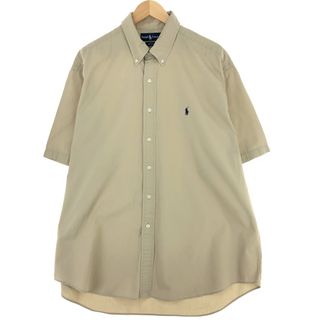 ラルフローレン(Ralph Lauren)の古着 ラルフローレン Ralph Lauren BLAKE 半袖 ボタンダウンシャツ メンズXL /eaa444603(シャツ)