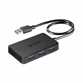 バッファロー BUFFALO PS4対応 USB3.0 バスパワー 4ポートハブ(PC周辺機器)