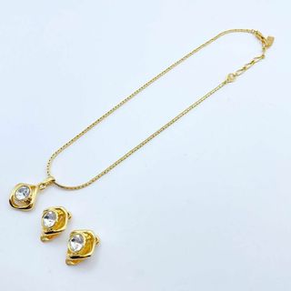 Yves Saint Laurent - 【極美品】イヴサンローラン　2点セット　ネックレス　イヤリング　ゴールド