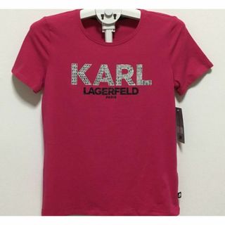 Karl Lagerfeld - 訳あり　KARL LAGERFELD レディース　ロゴ　Tシャツ