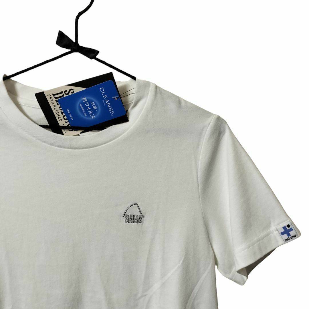 SIERRA DESIGNS(シェラデザイン)の【新品】SIERRA DESIGNS Antivirus Tee L 白 レディースのトップス(Tシャツ(半袖/袖なし))の商品写真