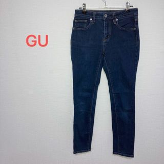 ジーユー(GU)の🌟【GU】ストレッチスキニージーンズ　Sサイズ　W61 　ブルー　コットン(デニム/ジーンズ)