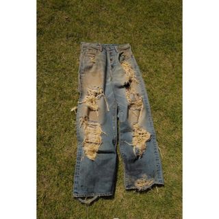 SUGARHILL×BEAMS Crushed Denim Pants 別注(デニム/ジーンズ)