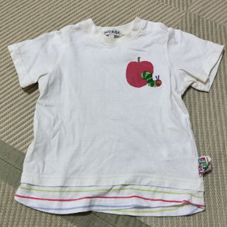 シューラルー(SHOO・LA・RUE)のSHOO・LA・RUE　シューラルー　あおむしTシャツ　90cm(Tシャツ/カットソー)