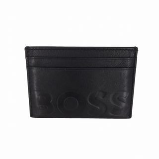 ボス(BOSS)のBOSS(ボス) ロゴ型押し レザーカードケース パスケース メンズ(名刺入れ/定期入れ)