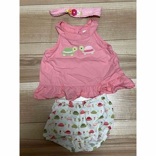 ジンボリー(GYMBOREE)のGYMBOREE  かめ柄のセットアップ　75-80cm(Ｔシャツ)