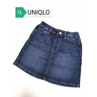 ユニクロ(UNIQLO)の【UNIQLO】キッズ・女の子・デニムスカート・120cm(スカート)