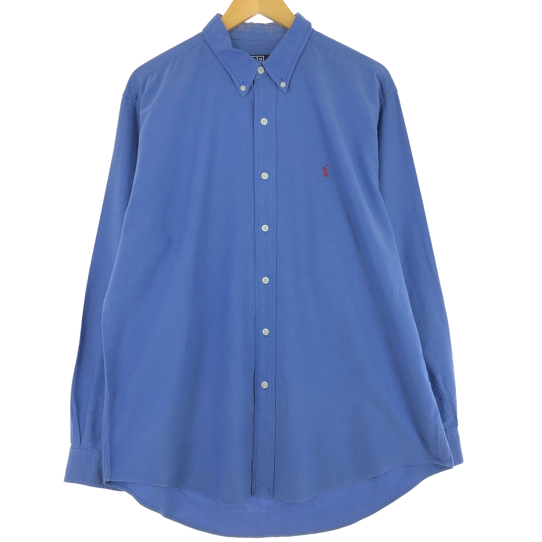 Ralph Lauren(ラルフローレン)の古着 ラルフローレン Ralph Lauren YARMOUTH 長袖 ボタンダウンシャツ メンズXL /eaa444129 メンズのトップス(シャツ)の商品写真