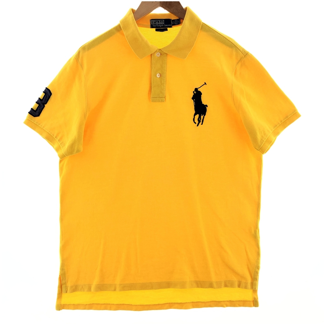 Ralph Lauren(ラルフローレン)の古着 ラルフローレン Ralph Lauren POLO by Ralph Lauren CUSTOM FIT ビッグポニー 半袖 ポロシャツ メンズL /eaa381291 メンズのトップス(ポロシャツ)の商品写真