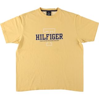 TOMMY HILFIGER - 古着 トミーヒルフィガー TOMMY HILFIGER 半袖 ロゴTシャツ メンズM /eaa431807