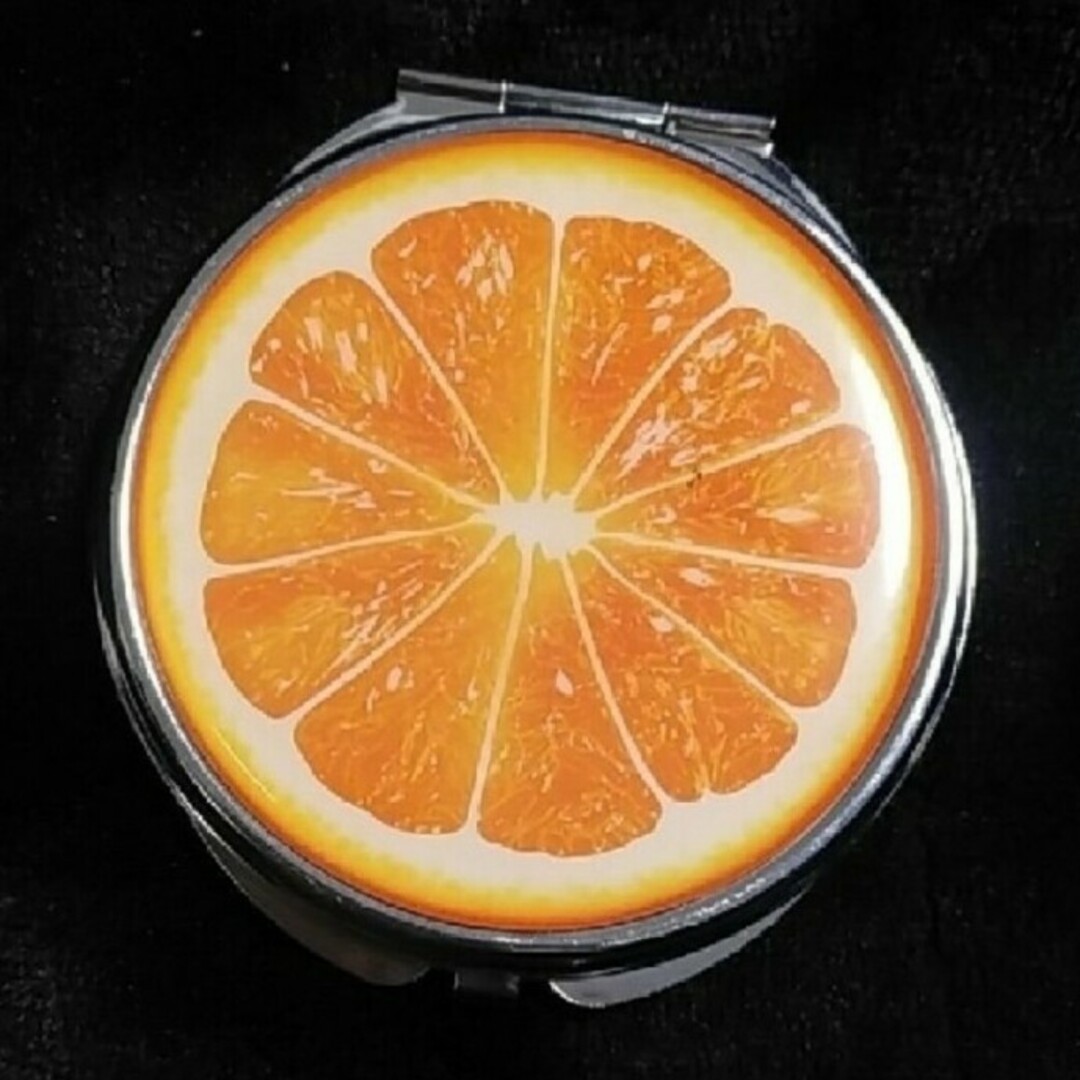 オレンジ ミラー レディースのファッション小物(ミラー)の商品写真