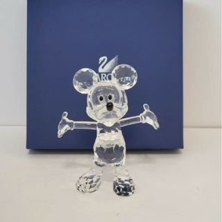 スワロフスキー(SWAROVSKI)のスワロフスキー　ミッキーマウス　置物　swarovski disney(置物)