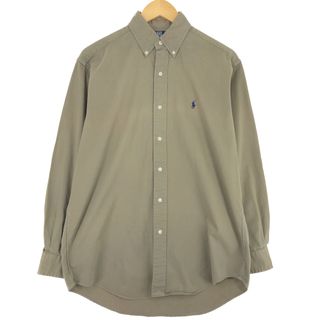 ラルフローレン(Ralph Lauren)の古着 ラルフローレン Ralph Lauren POLO by Ralph Lauren BALKE 長袖 ボタンダウンシャツ メンズS /eaa444323(シャツ)