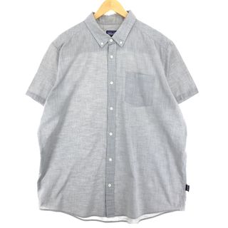 パタゴニア(patagonia)の古着 パタゴニア Patagonia ORGANIC COTTON オーガニックコットン 半袖 ボタンダウンシャツ メンズXL /eaa444765(シャツ)