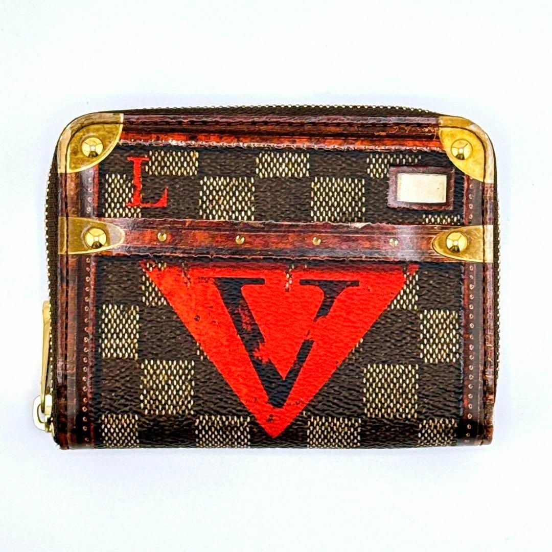 LOUIS VUITTON(ルイヴィトン)のルイヴィトンM52745  ダミエ ジッピーコインパース トランクタイム 財布 レディースのファッション小物(財布)の商品写真