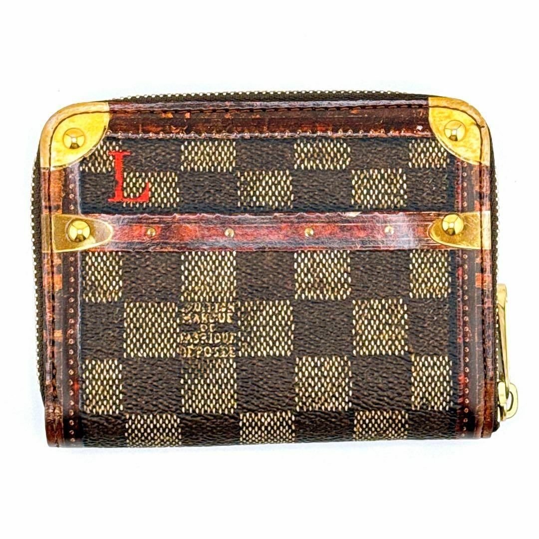 LOUIS VUITTON(ルイヴィトン)のルイヴィトンM52745  ダミエ ジッピーコインパース トランクタイム 財布 レディースのファッション小物(財布)の商品写真